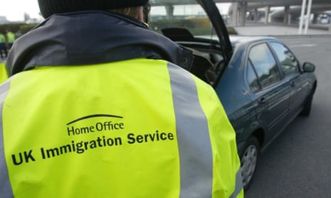 An Immigration Service official 
