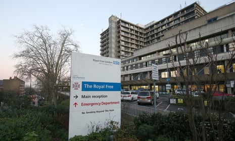 The Royal Free hospital in London