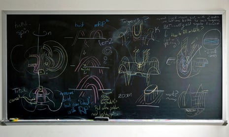 Mathematician Maggie Miller’s blackboard at Princeton University.