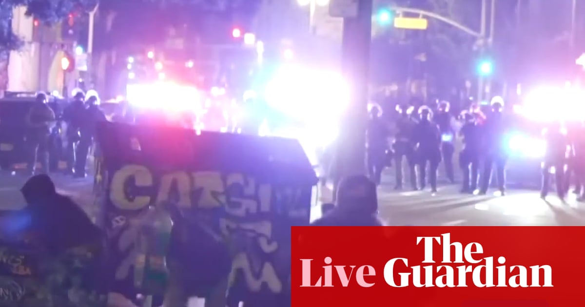 News live: ABC cameraman says LAPD rubber bullet like ‘punch in the chest’; 500 staff lose jobs as Qantas shutters Jetstar Asia