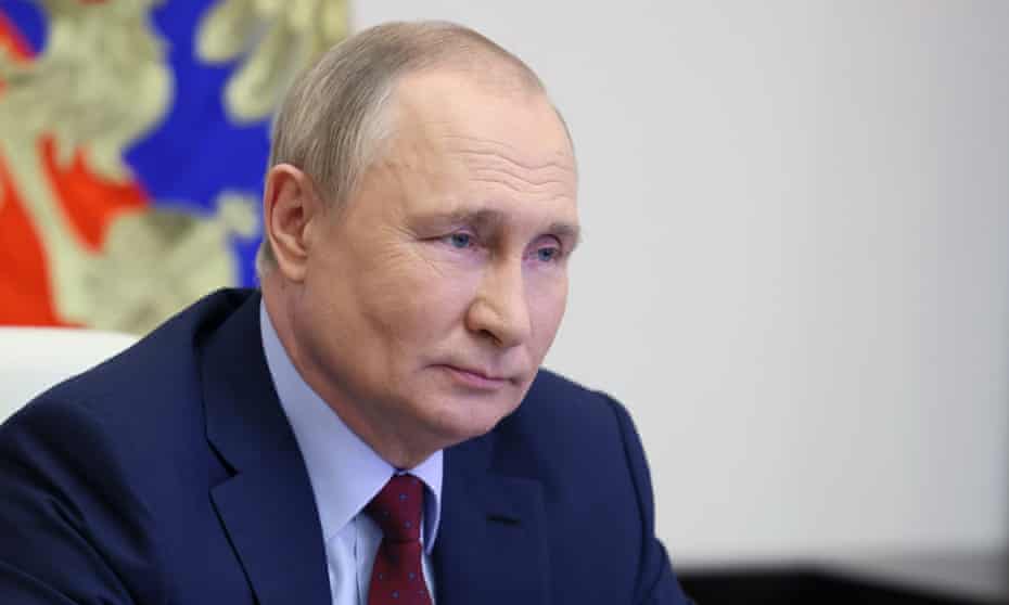 Vladimir Putin in Moscow on Wednesday.