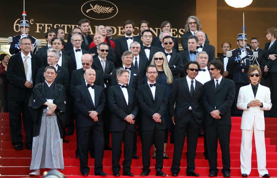 Campion (second row, 2nd  from right) astatine  Cannes, 2007.