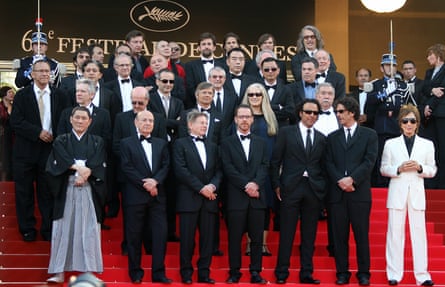 Campion (second row, second from right) at Cannes, 2007.