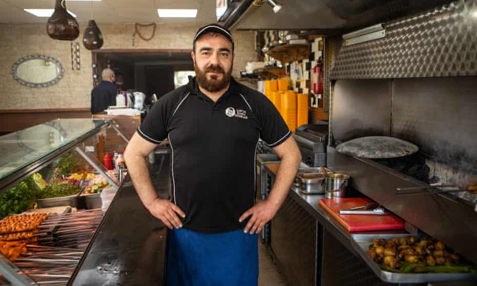 Huseyin Kurt of Shukran Best Kebab in Tottenham. ‘It felt like Deliveroo were taking all the money while others did all the work.’