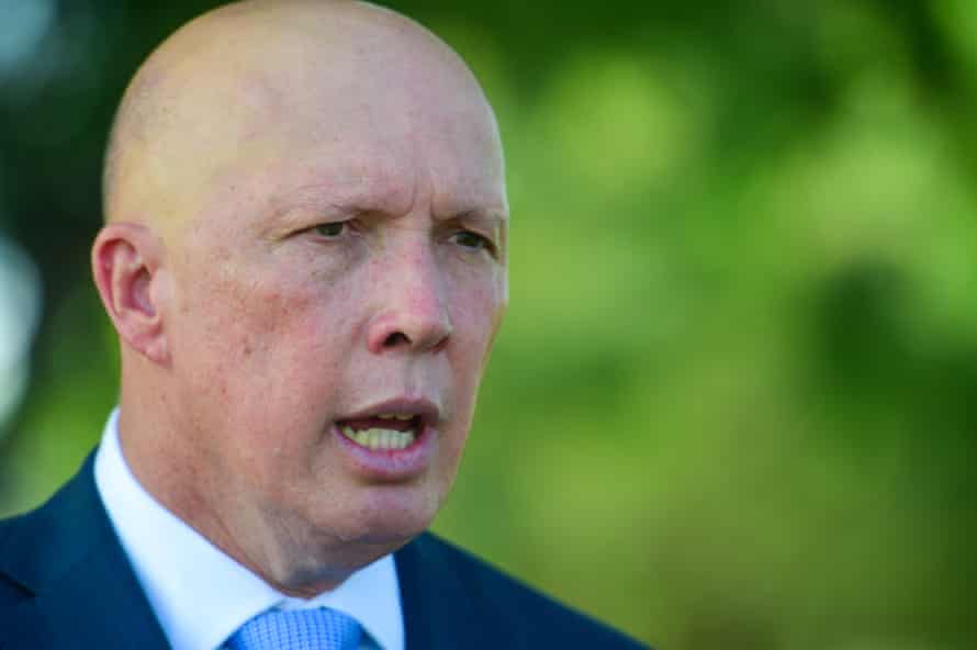 Defence minister Peter Dutton.