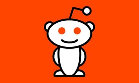 Reddit alien red logo