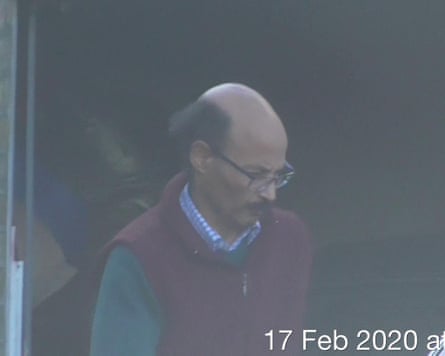 James Coussey in a surveillance image
