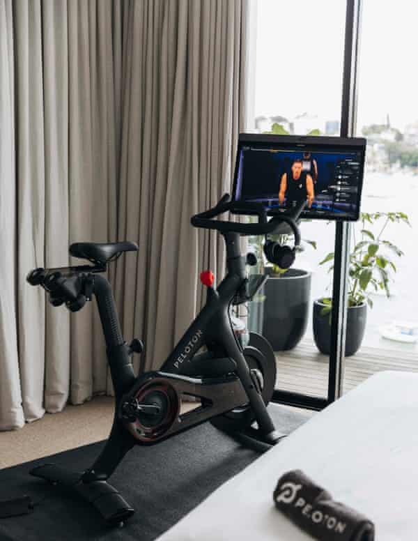 A Peloton Plus exercise bike, the brand’s premium model, which will retail for $3,695 in Australia