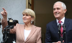 Julie Bishop and Malcolm Turnbull
