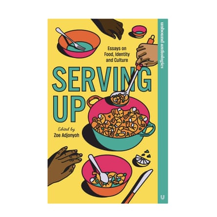 Illustrated cover of Serving Up book by Zoe Adjonyoh