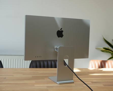 The back of the Apple Studio Display XDR.