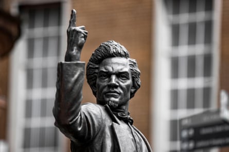 Statue of the civil rights campaigner Frederick Douglass