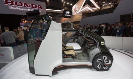 The new Honda NeuV concept vehicle.
