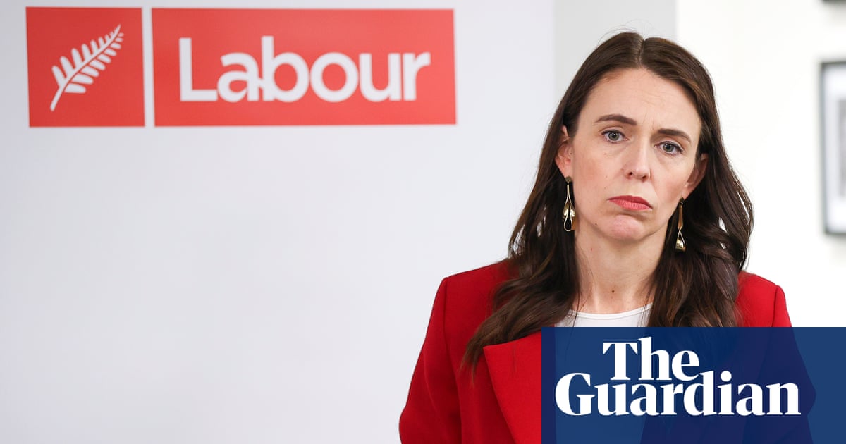 Ardern’s Labour party slips to second in New Zealand polling for first time since pandemic began