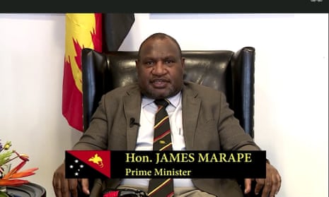 PNG Prime Minister James Marape.