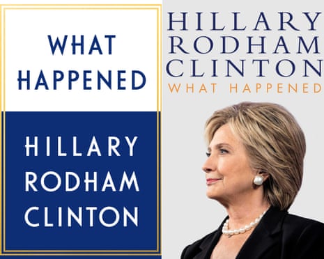 The US (left) and UK (right) editions of What happened by Hillary Clinton.
