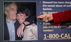 A photo of Epstein and Maxwell at a prosecutors’ press conference in 2020.