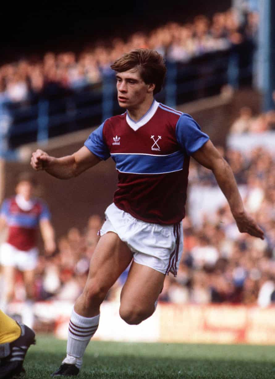 Tony Cottee of West Ham United during the 1984/5 season