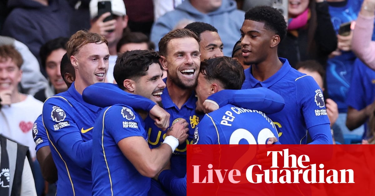 Chelsea 5-1 Bournemouth, Sunderland 0-2 Brighton, and more: football – as it happened