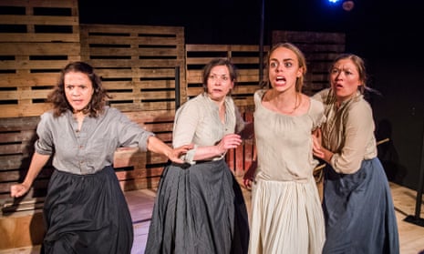 Lisa Moorish, on left, as Louise Michel in Paul Mason’s Divine Chaos of Starry Things. 