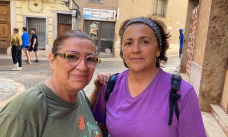 Loles Ferrer, and her sister, María Jesús