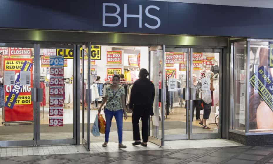 BHS stores will cease trading by 20 August, say the administrators. 