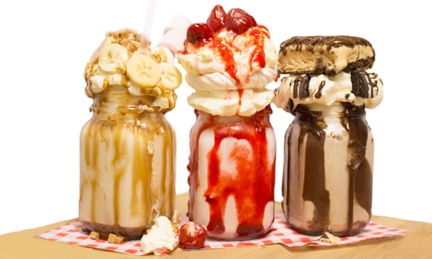 Freakshakes served at Maxwell’s bar and grill