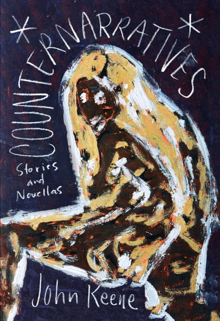 book cover for Counternarratives with abstract painting of person
