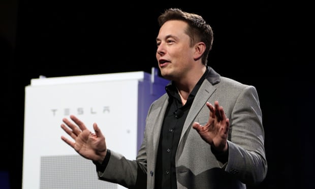 Elon Musk is CEO of Tesla and chairman of SolarCity. Photograph: David Mcnew/AFP/Getty Images