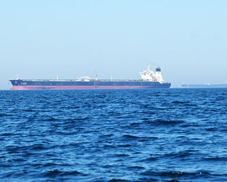 Oil tankers sail in the Arabian Gulf waters, off the coast of Kuwait City on 27 June 2026. Kuwait came under attack from “hostile” missiles and drones, the country’s army said on 28 June.