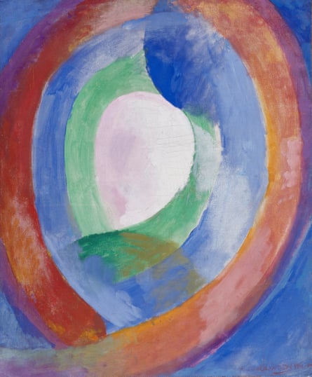 Robert Delaunay’s Circular Forms Moon no 1, 1913.