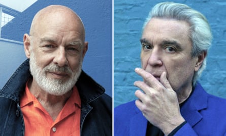 Brian Eno and David Byrne in 2022