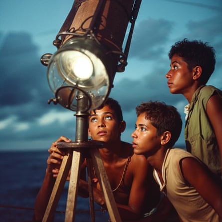 Not real but truthful … an AI-generated image from 90 miles by Michael Christopher Brown.