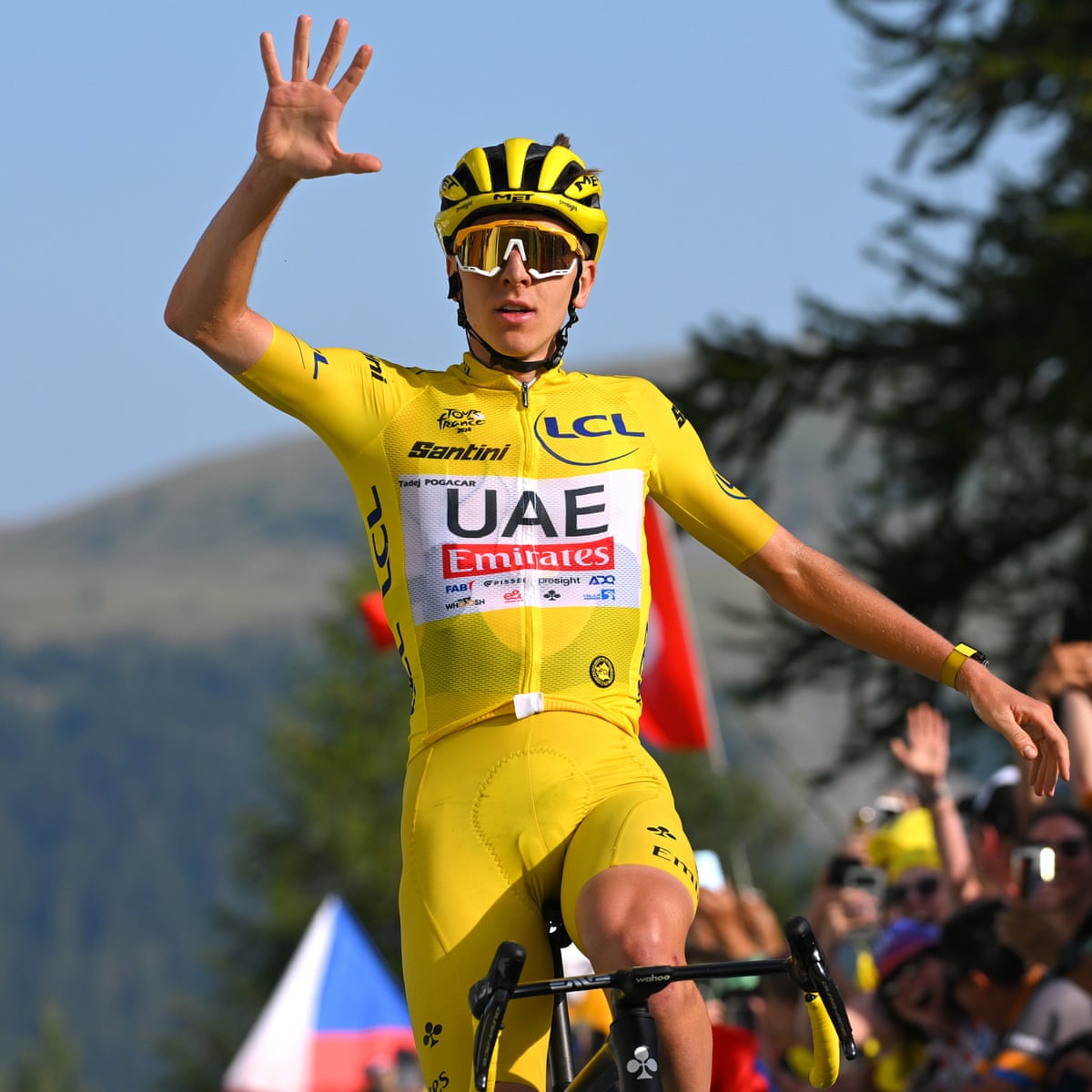 Tadej Pogacar heads for Tour de France glory with fifth stage win of race | Tour de France 2024 | The Guardian