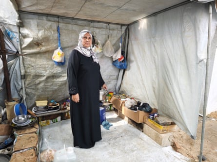 Nesreen Muqayed, 50, originally from Tal al-Zaatar in northern Gaza