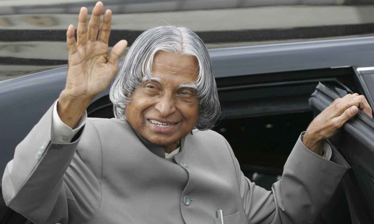 Former Indian president APJ Abdul Kalam 