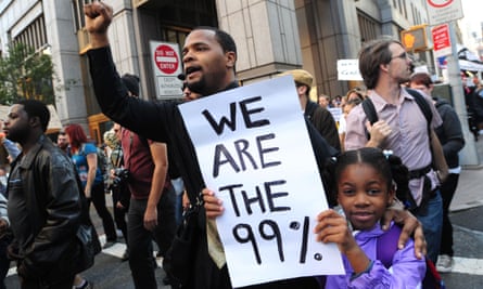 An Occupy Wall Street protest in New York, October 2011.