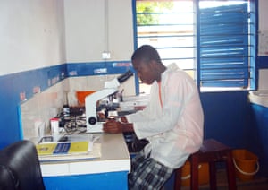 Solar power has transformed working conditions for medics at the Masaki village health centre.