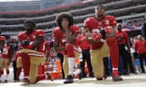 We can't hear Colin Kaepernick anymore. He is being drowned out by noise