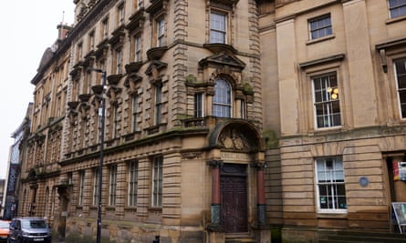 A 100-year-old multi-story building.