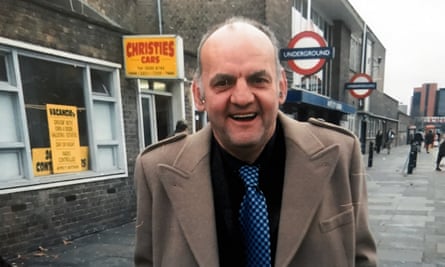 David Blagdon outside White City tube station in London.