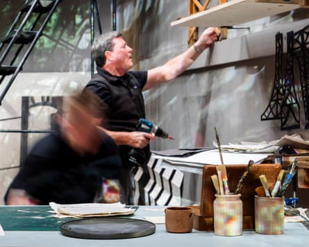 Behind the scenes during rehearsals for L’Orfeo by Monteverdi at Glyndebourne