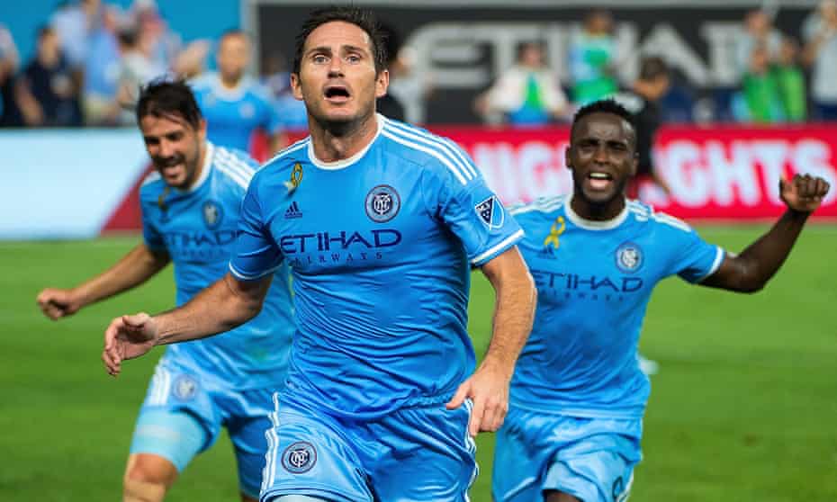 Frank Lampard during his time with New York City FC in 2016