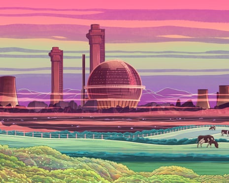 Illustration for long read about dismantling sellafield nuclear power plant