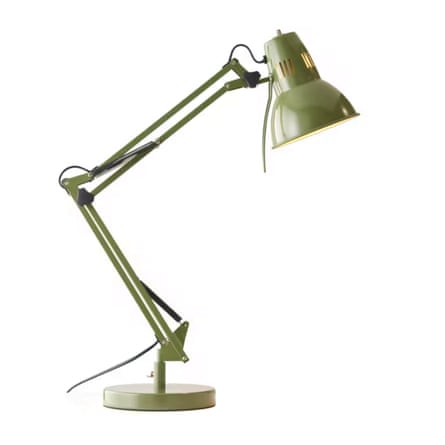 John Lewis Elliott Desk Lamp in Avocado.
