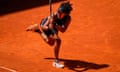 Naomi Osaka on clay at the Madrid Open