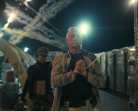 Teyana Taylor and Sean Penn in One Battle After Another.