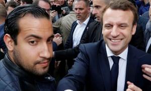 Alexandre Benalla and Emmanuel Macron