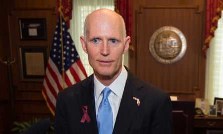 Rick Scott is accused by his Democratic opponent of systematically disassembling the state’s environmental protections.