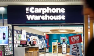 a Carphone Warehouse store